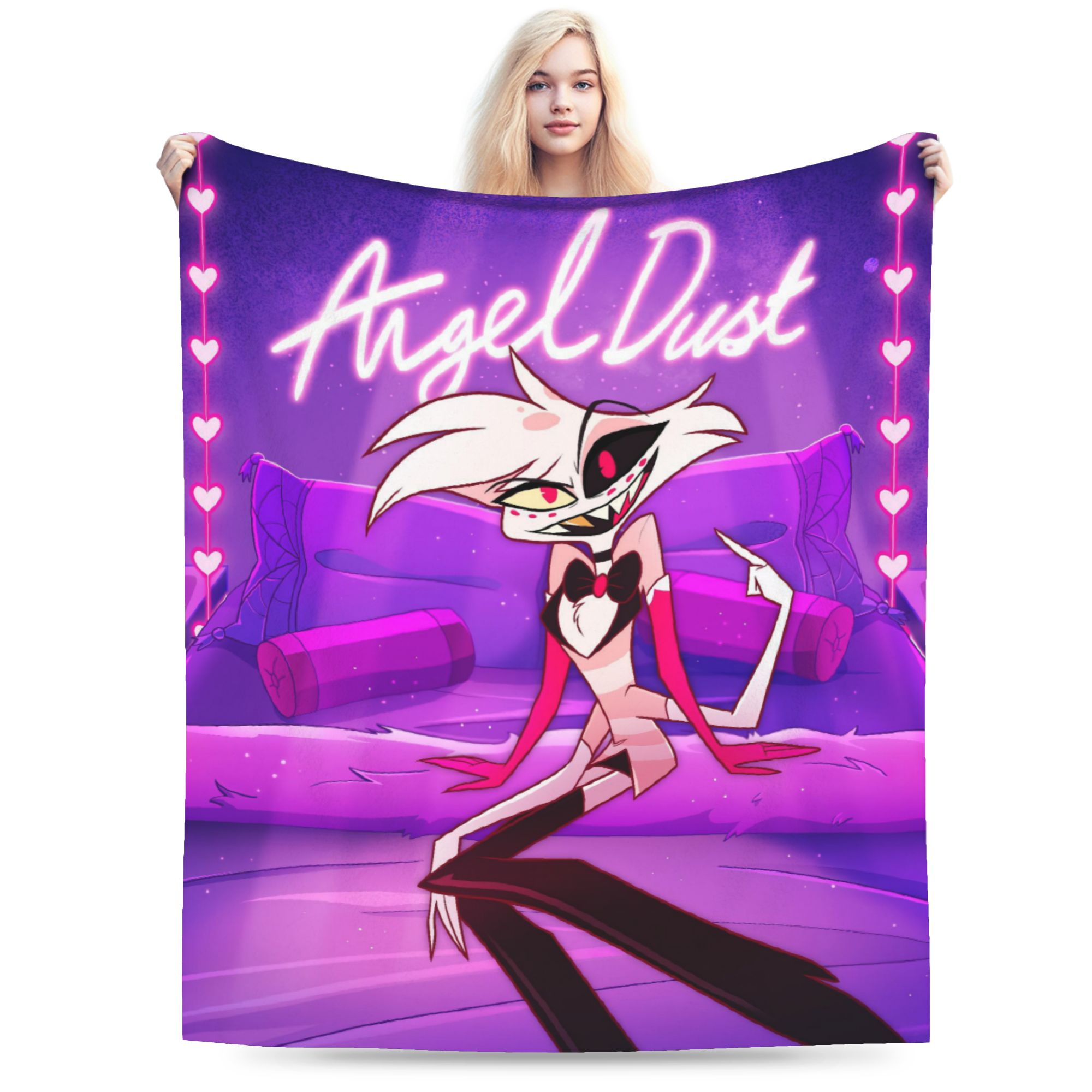 Cartoon Hazbins Hotels  Angel  - Christmas Throw Blanket ulasan dan harga