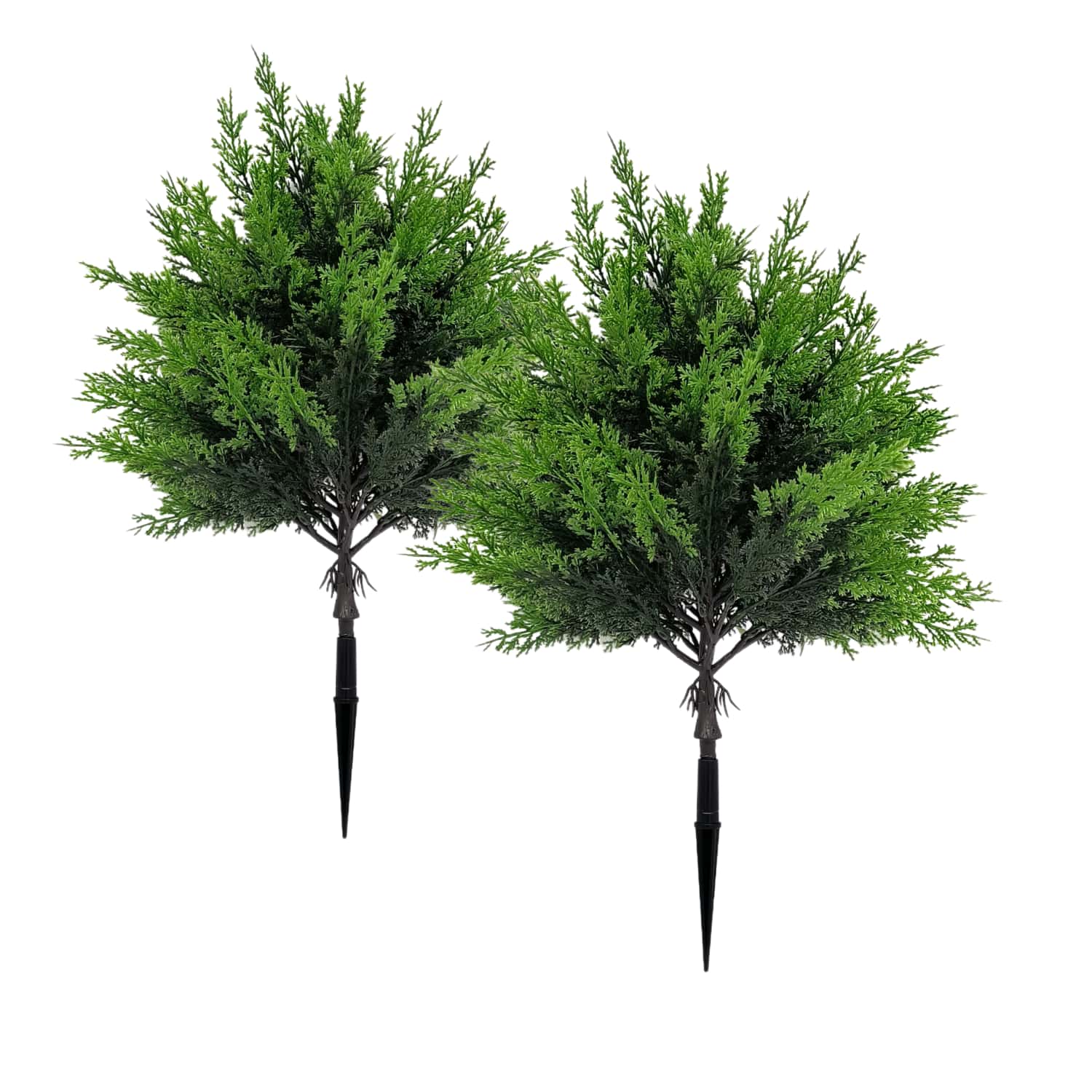 2pcs Outdoor Artificial Greene - Christmas Tree Artificial ulasan dan harga