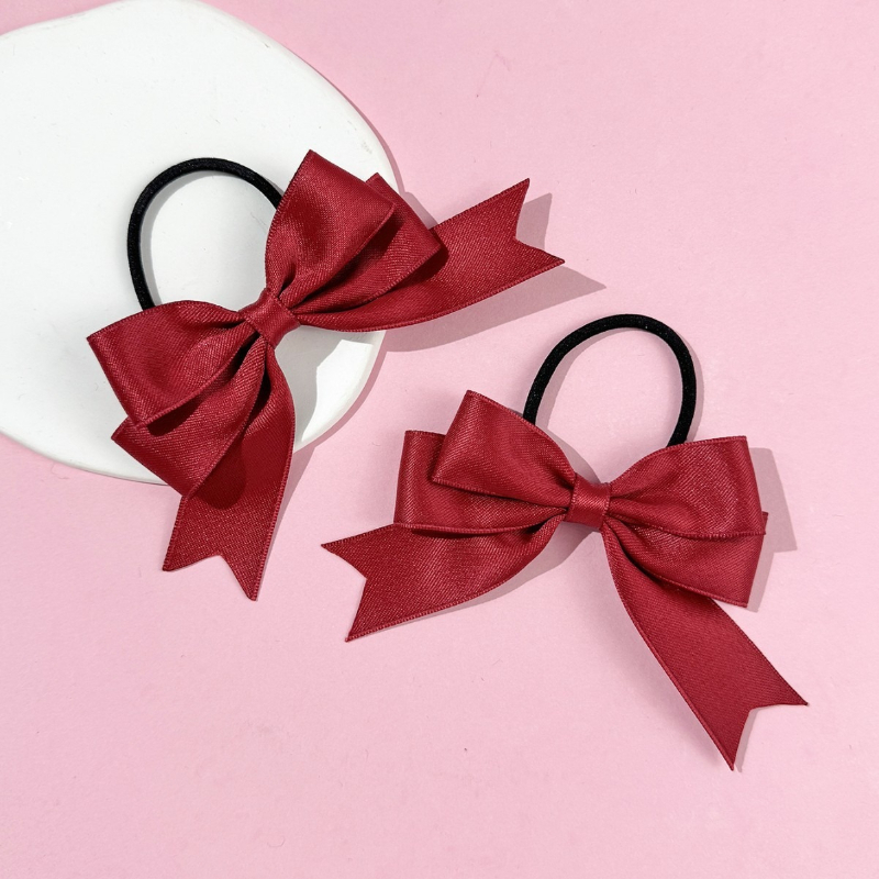 2 Pieces of Bow Hair Ties, Swe - Ribbon Bow Gift ulasan dan harga