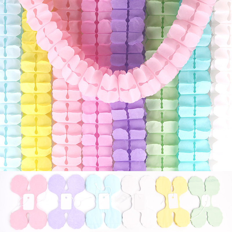 1pcs 3m Four Leaf Clover Paper - Tinsel Garland Decoration ulasan dan harga