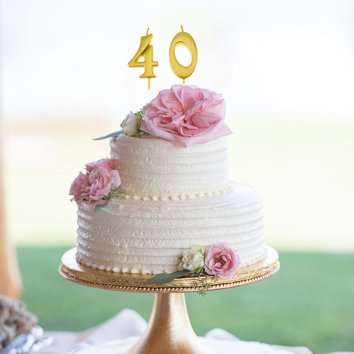 2Pcs 40 Birthday Number Candle - Holiday Candle Set ulasan dan harga