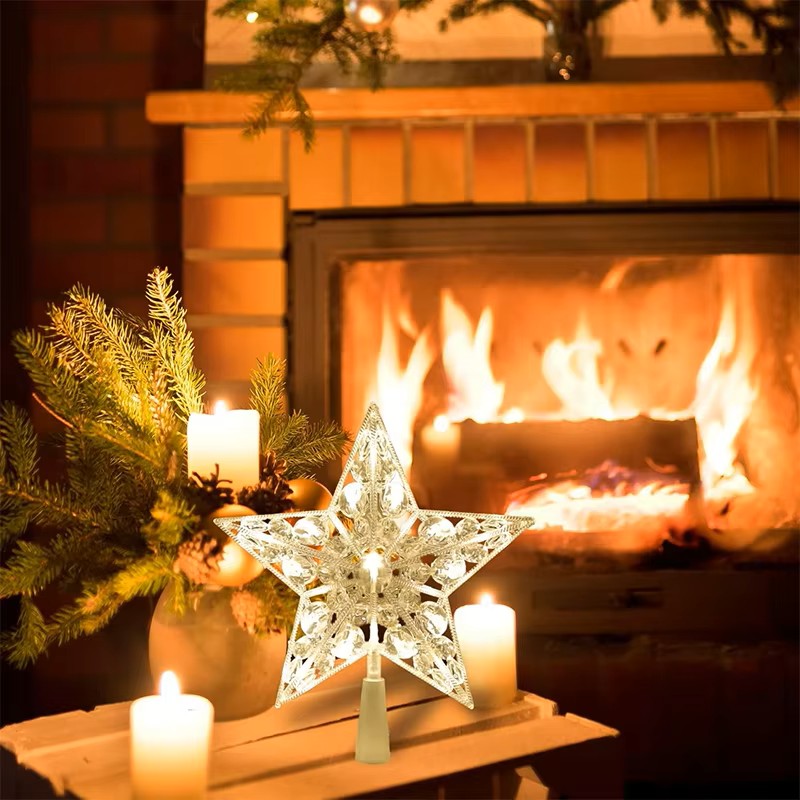 15cm Christmas Glowing Tree To - Star Tree Topper ulasan dan harga