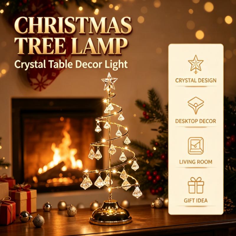 Christmas Tree Table Lamp, Bat - Star Tree Topper ulasan dan harga