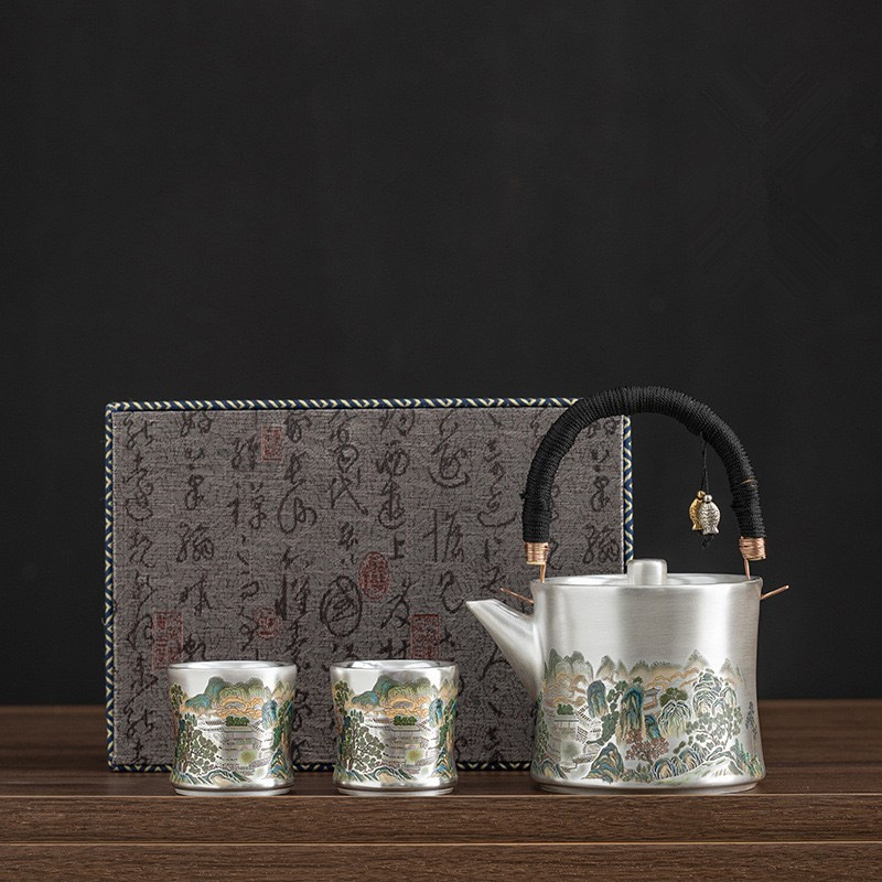 PYH Liu Yin one pot two cups p - Gift Box Wrap Set ulasan dan harga